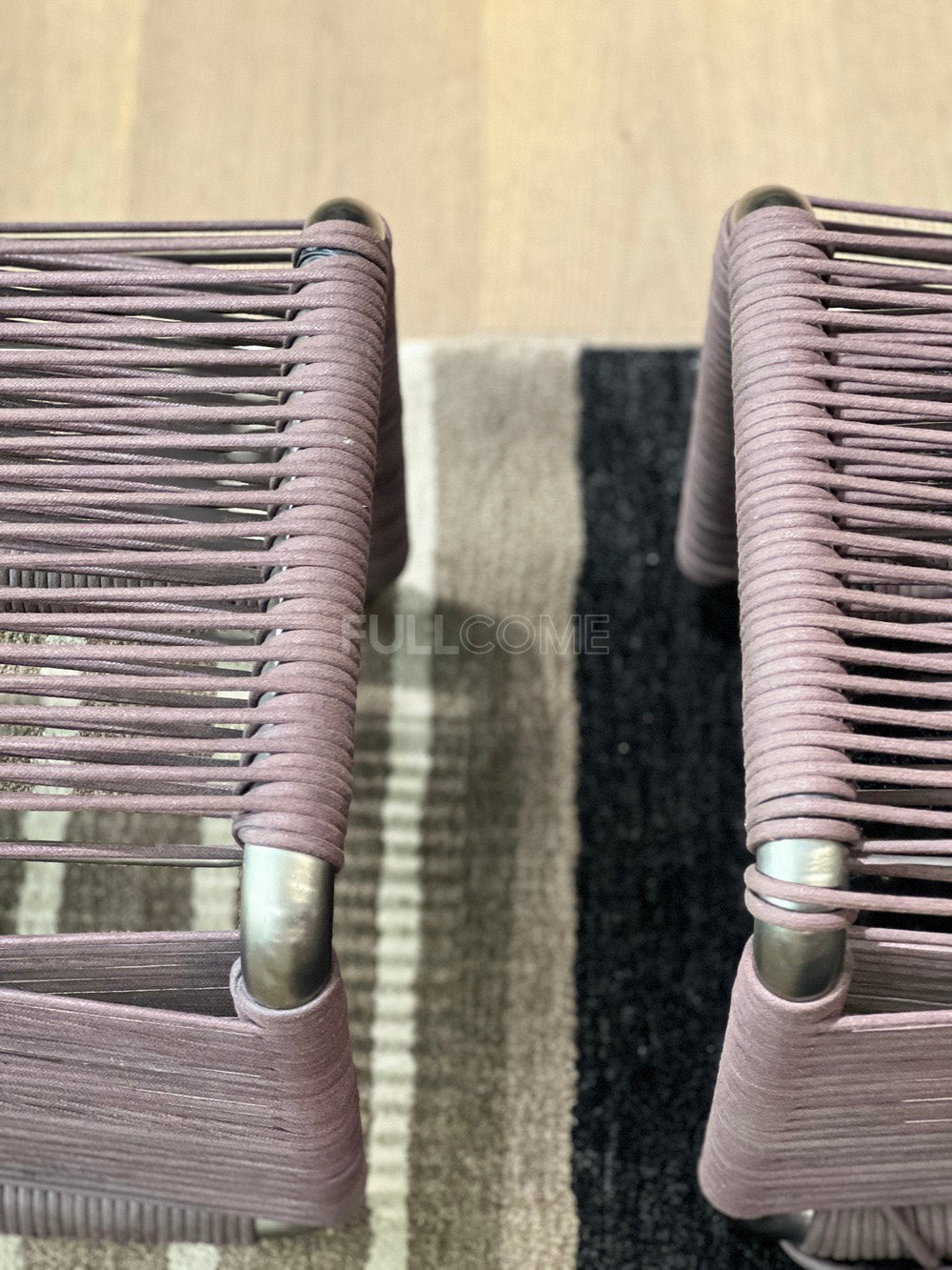 The Woven Rope Arc Side Table
