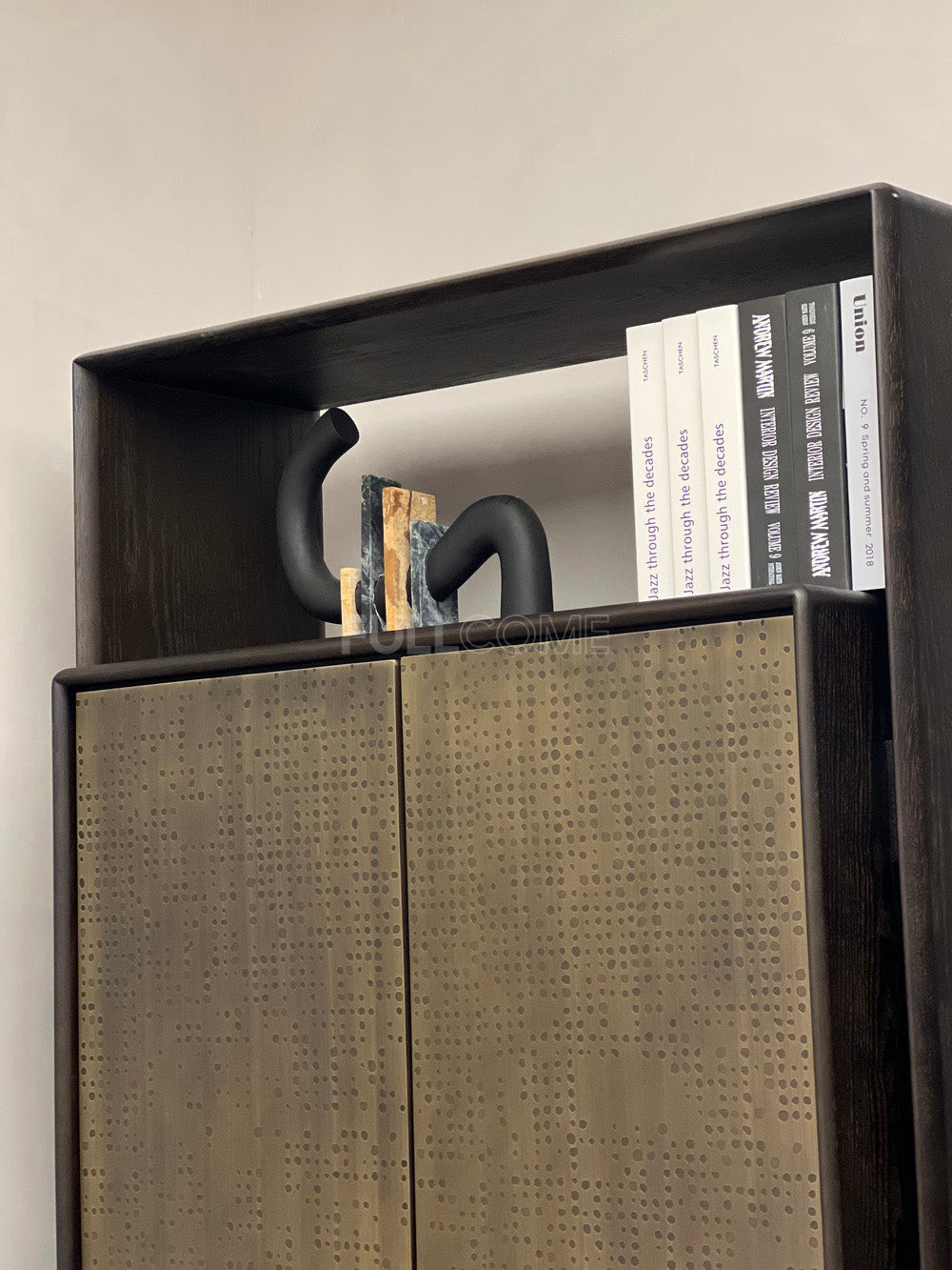 The Pierced Brass Display Cabinet