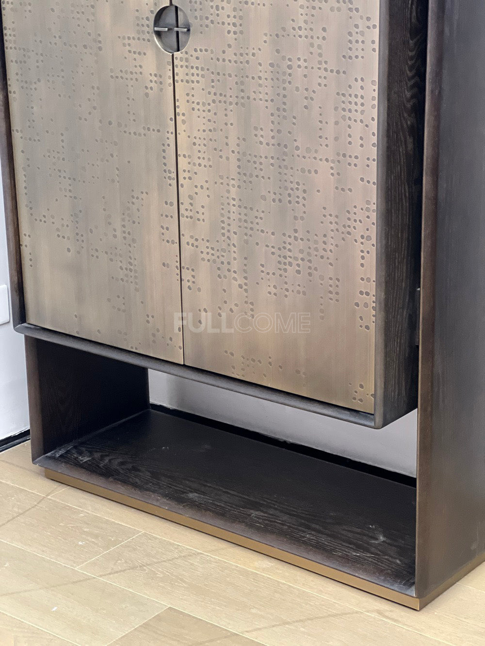 The Pierced Brass Display Cabinet