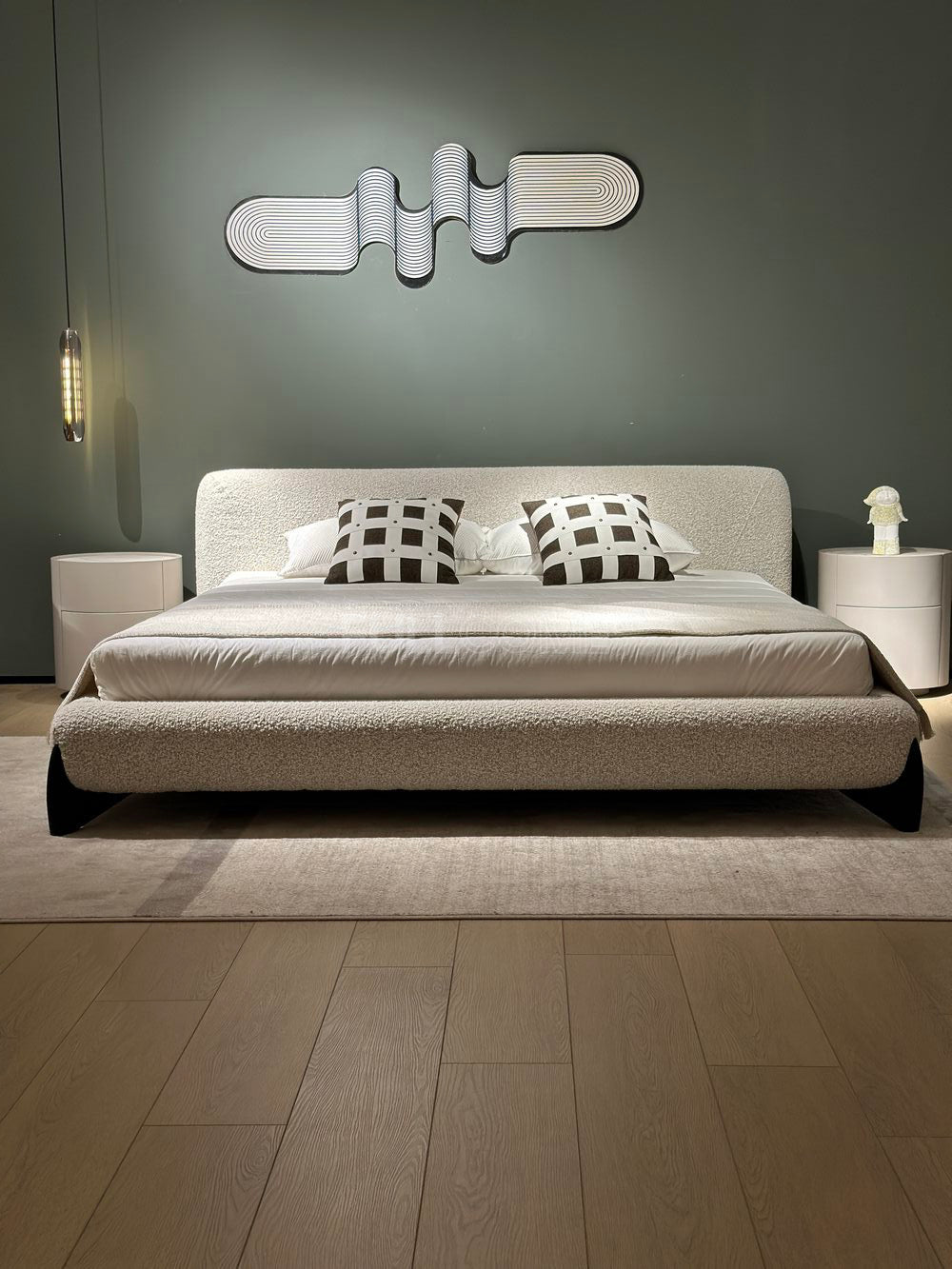 The Crescent Bolster Bed