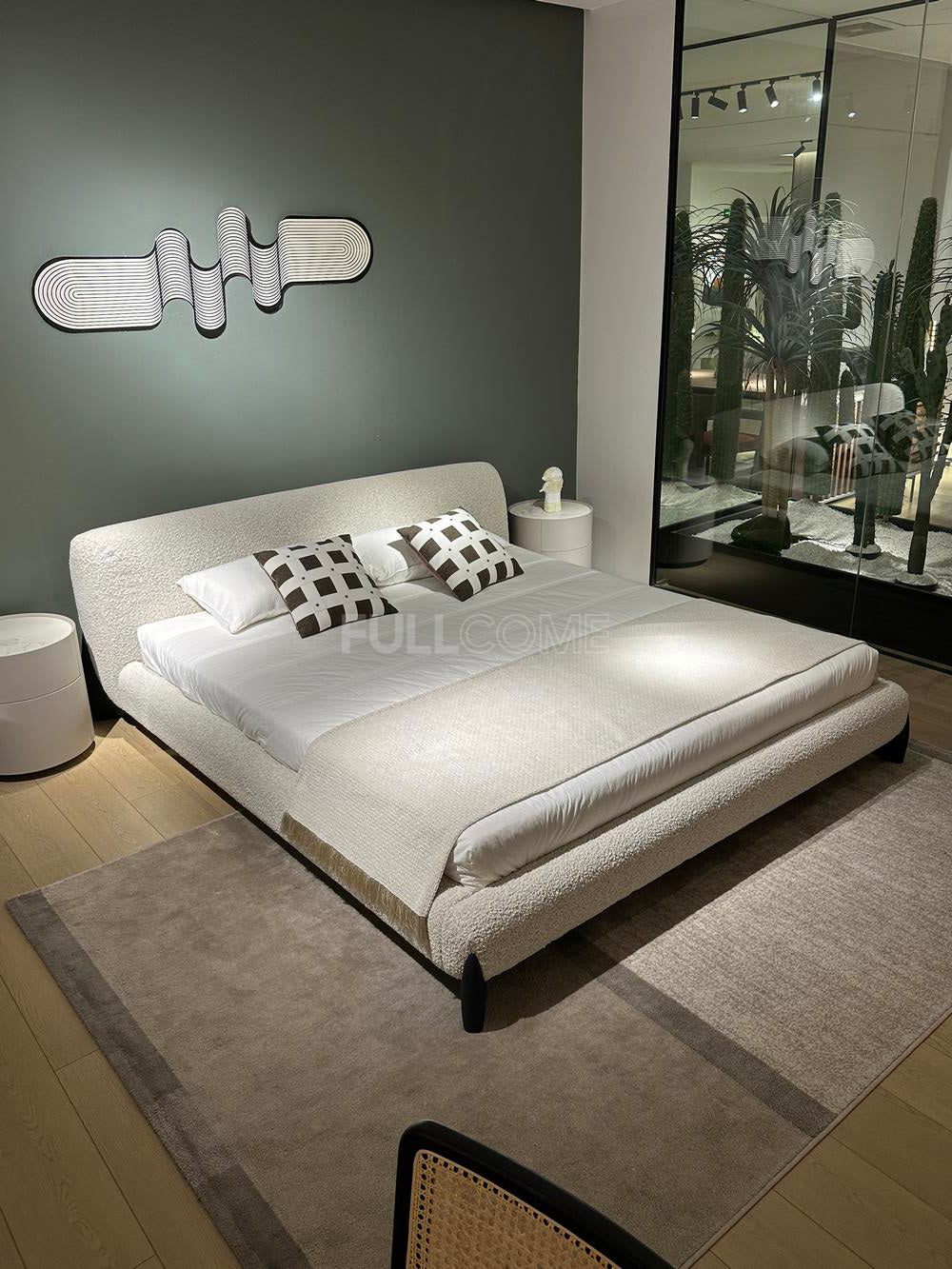 The Crescent Bolster Bed