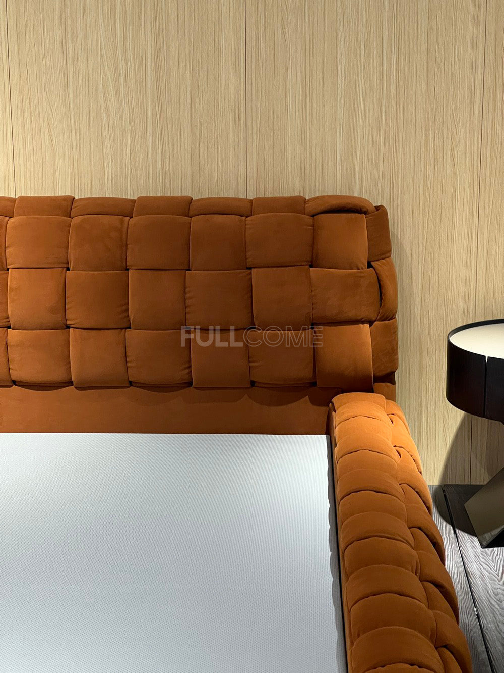 The Basket Weave Velvet Bed