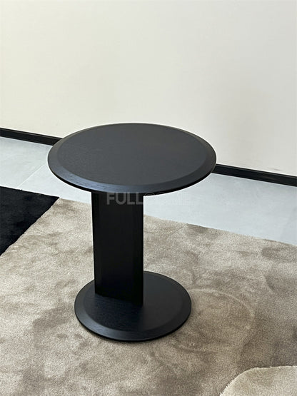 The Round Pedestal Side Table