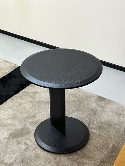 The Round Pedestal Side Table