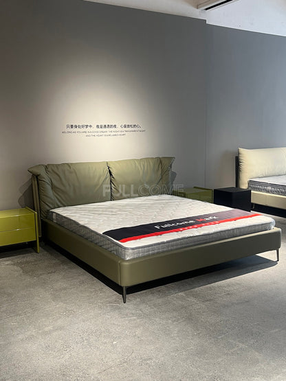 The Sage Winged Pillow Bed