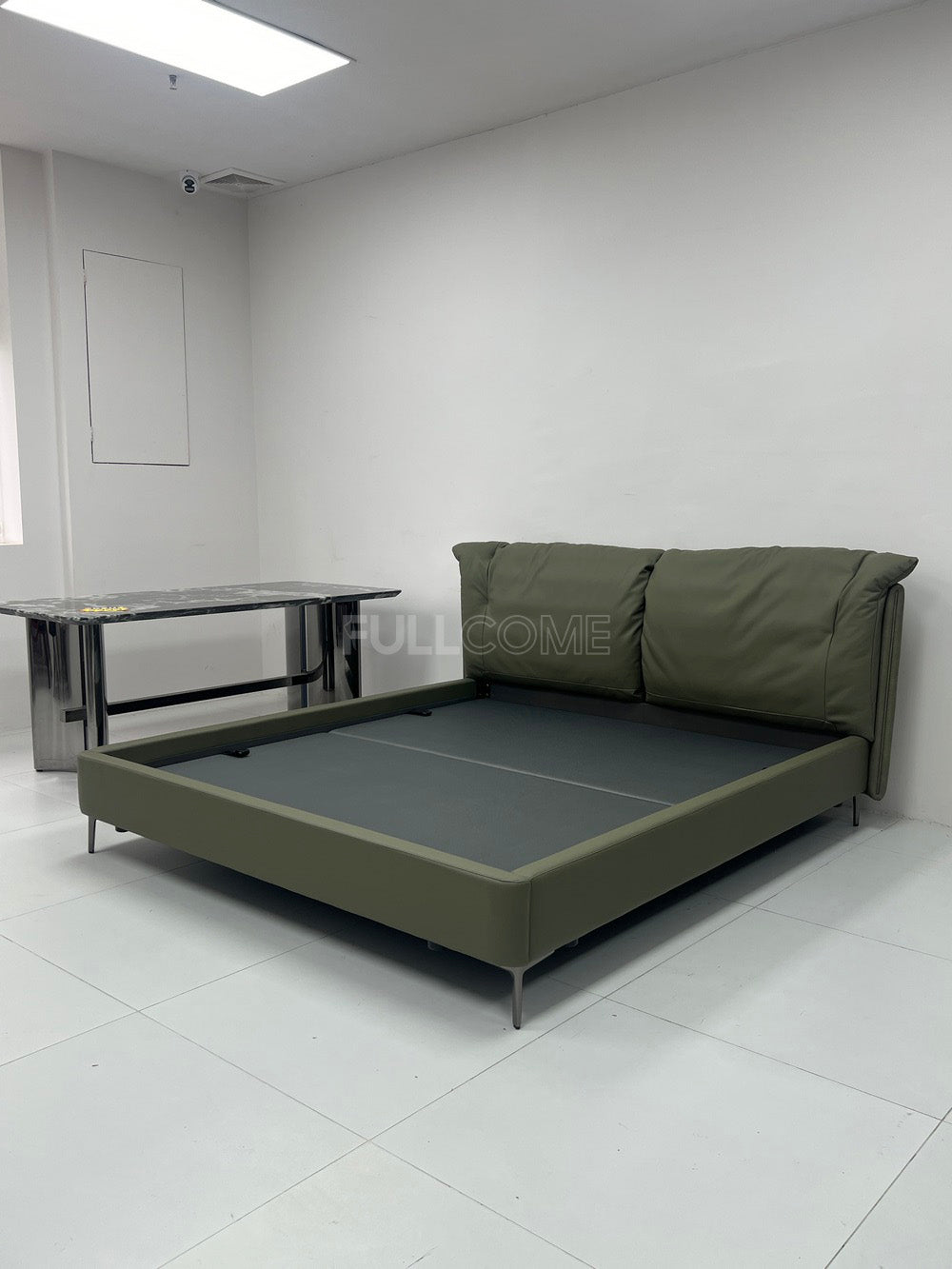 The Sage Winged Pillow Bed