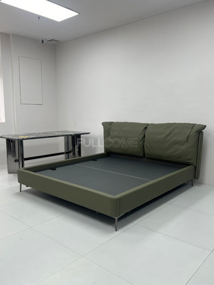 The Sage Winged Pillow Bed
