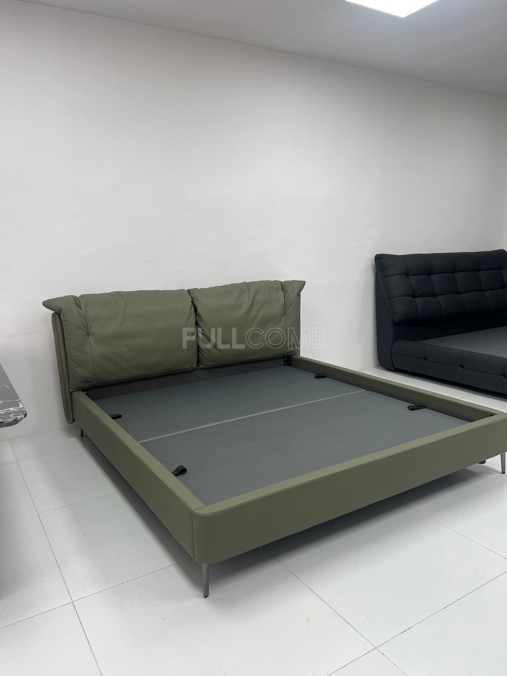 The Sage Winged Pillow Bed