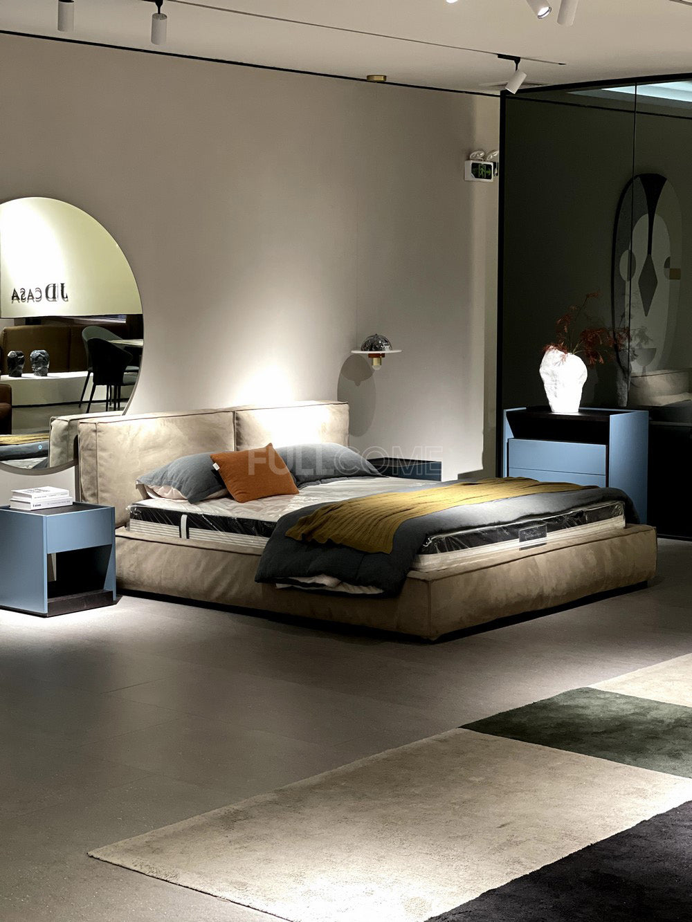 The Piped Twin Panel Bed
