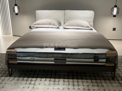 The Twin Cushion Metal Bed