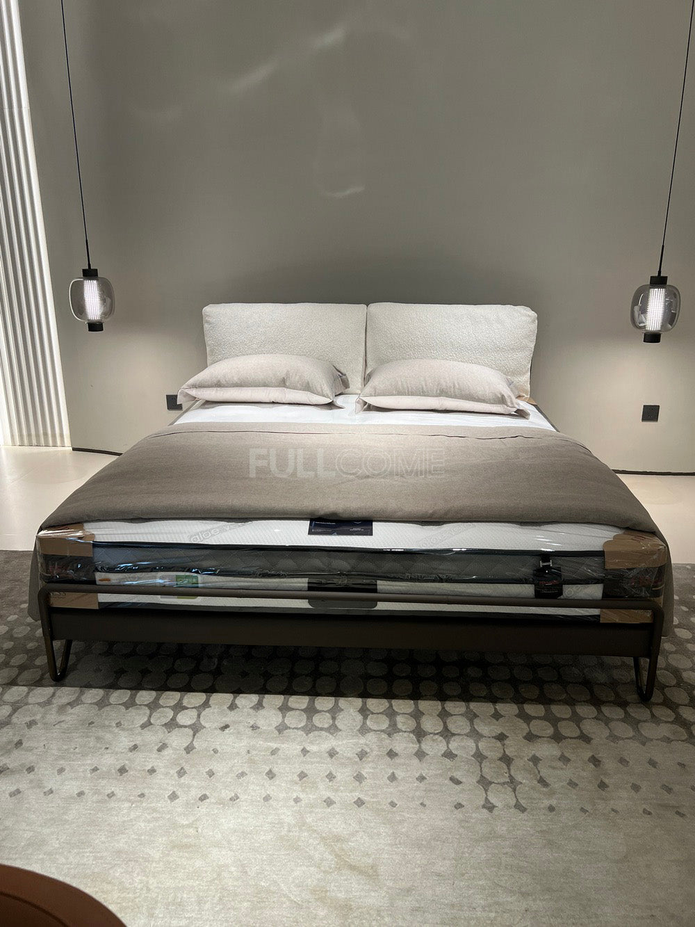 The Twin Cushion Metal Bed