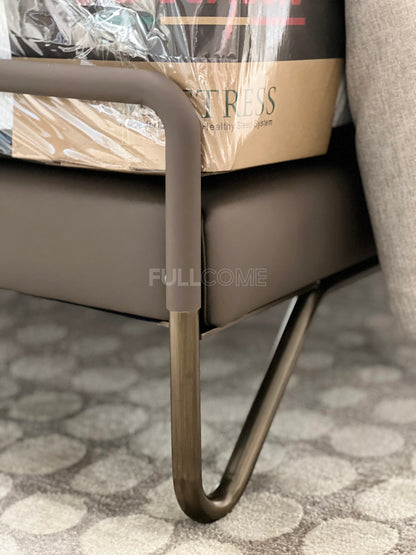 The Twin Cushion Metal Bed