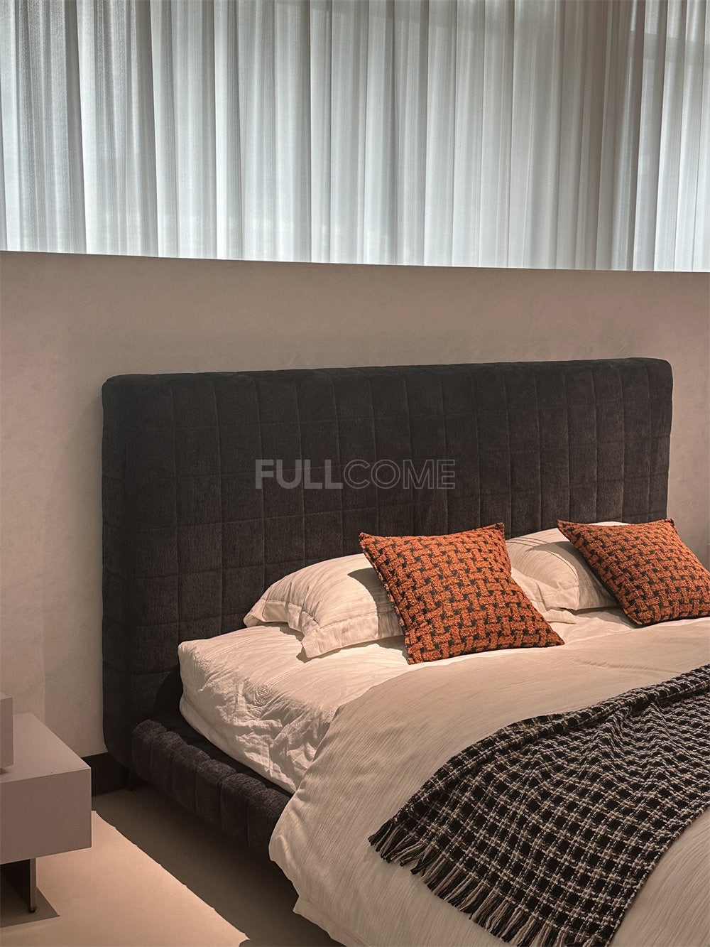 The Grid Quilted Bed