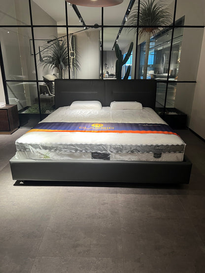 The Slant Seam Headboard Bed