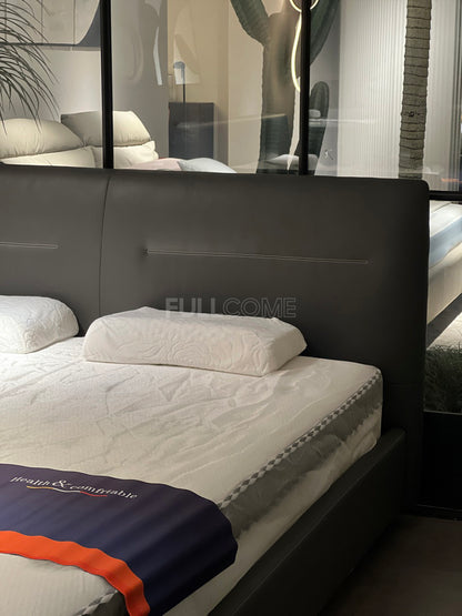 The Slant Seam Headboard Bed