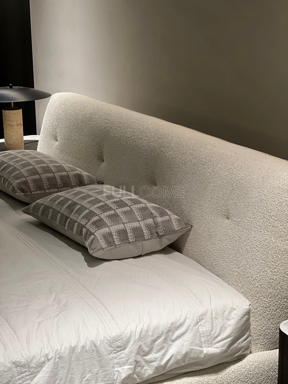 The Cloudline Boucle Bed