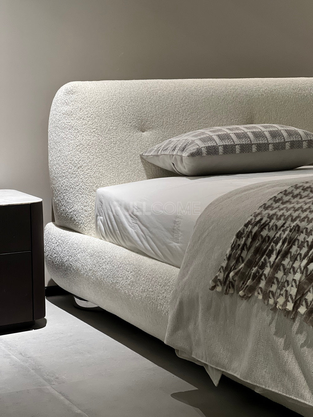 The Cloudline Boucle Bed