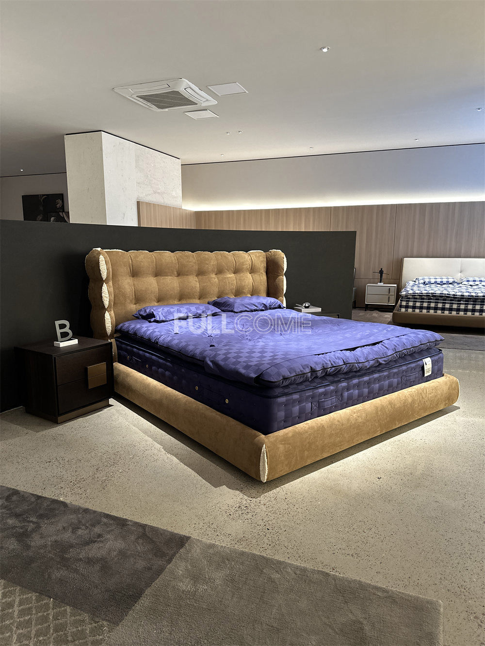 The Tufted Scroll Bed