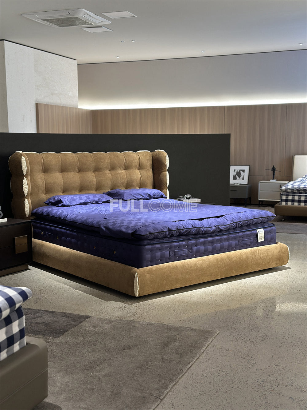 The Tufted Scroll Bed