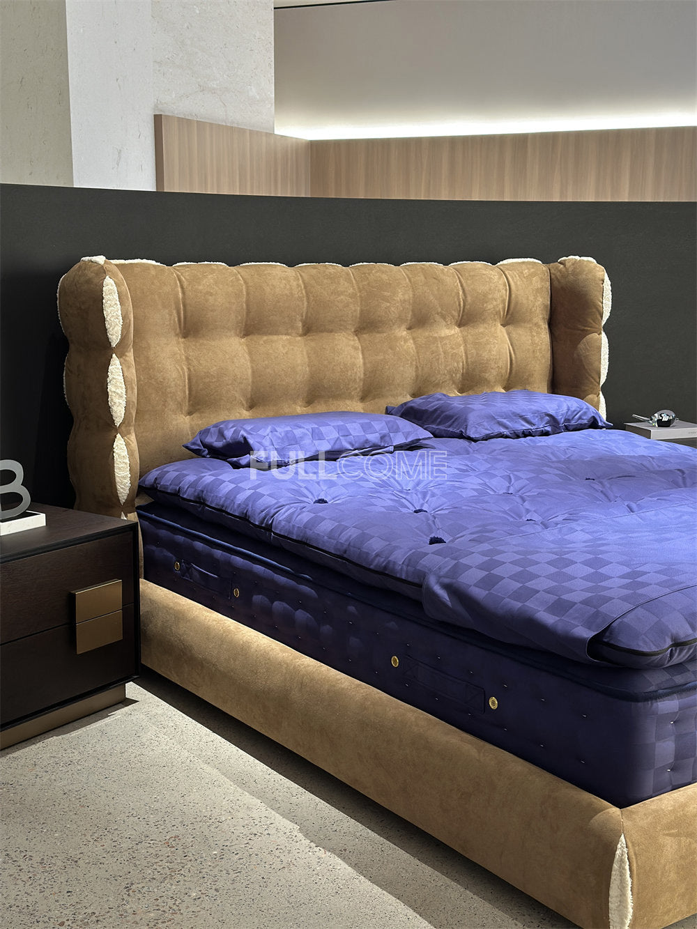 The Tufted Scroll Bed