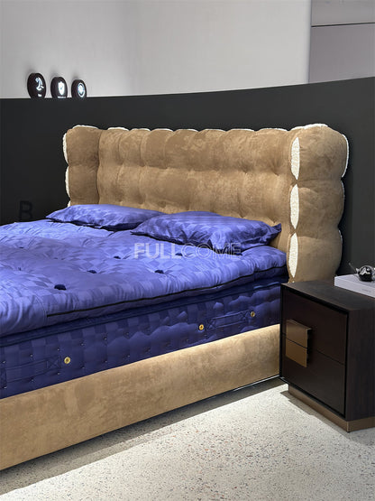 The Tufted Scroll Bed