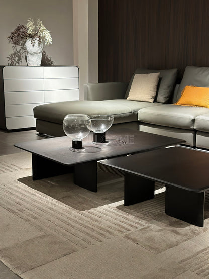 The Crossed-Slab Coffee Table Set