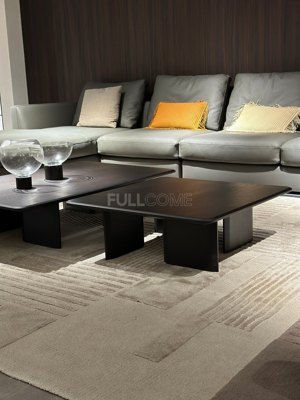 The Crossed-Slab Coffee Table Set