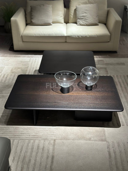 The Crossed-Slab Coffee Table Set