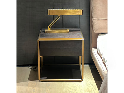 The Gilt Cube Nightstand