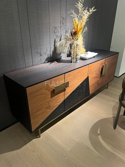 The Diagonal Panel Sideboard
