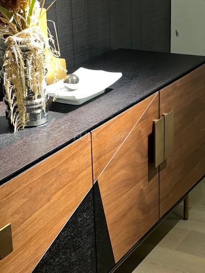 The Diagonal Panel Sideboard