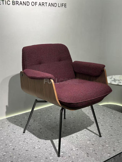 The Curved Shell Dining Armchair
