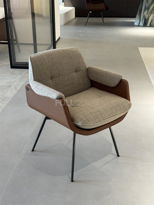 The Curved Shell Dining Armchair