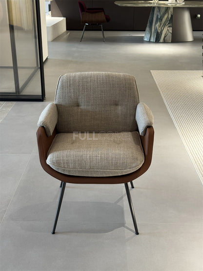 The Curved Shell Dining Armchair