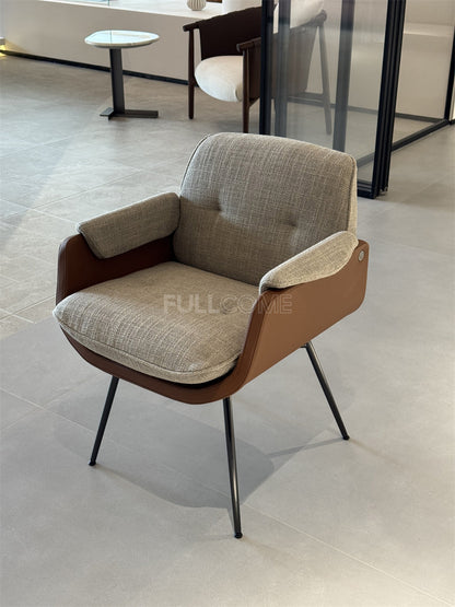 The Curved Shell Dining Armchair