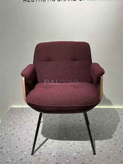 The Curved Shell Dining Armchair