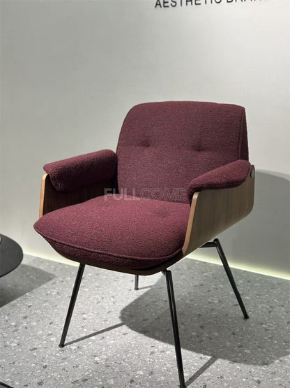 The Curved Shell Dining Armchair