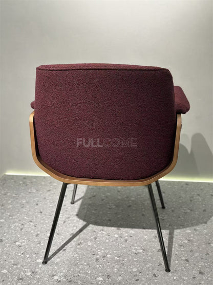 The Curved Shell Dining Armchair