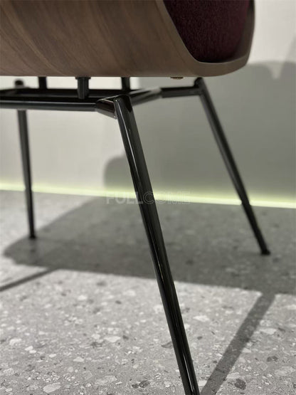 The Curved Shell Dining Armchair