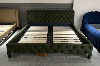 The Diamond-Tufted Bed