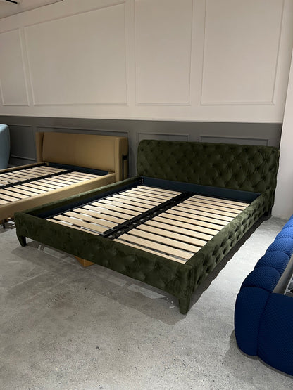 The Diamond-Tufted Bed