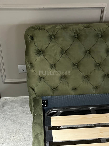 The Diamond-Tufted Bed