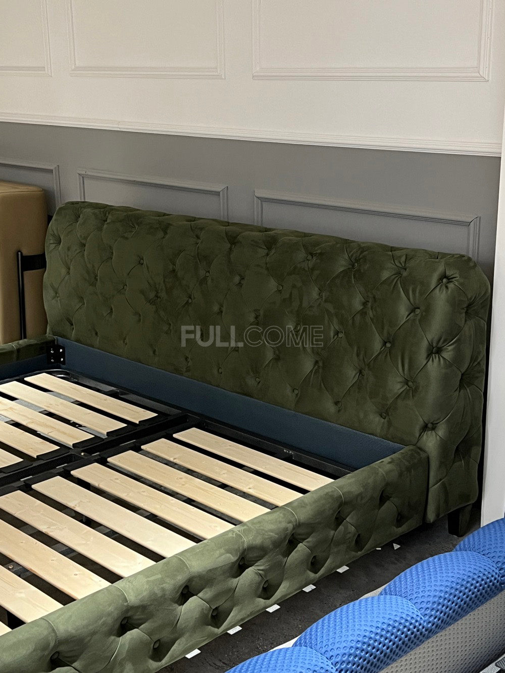The Diamond-Tufted Bed