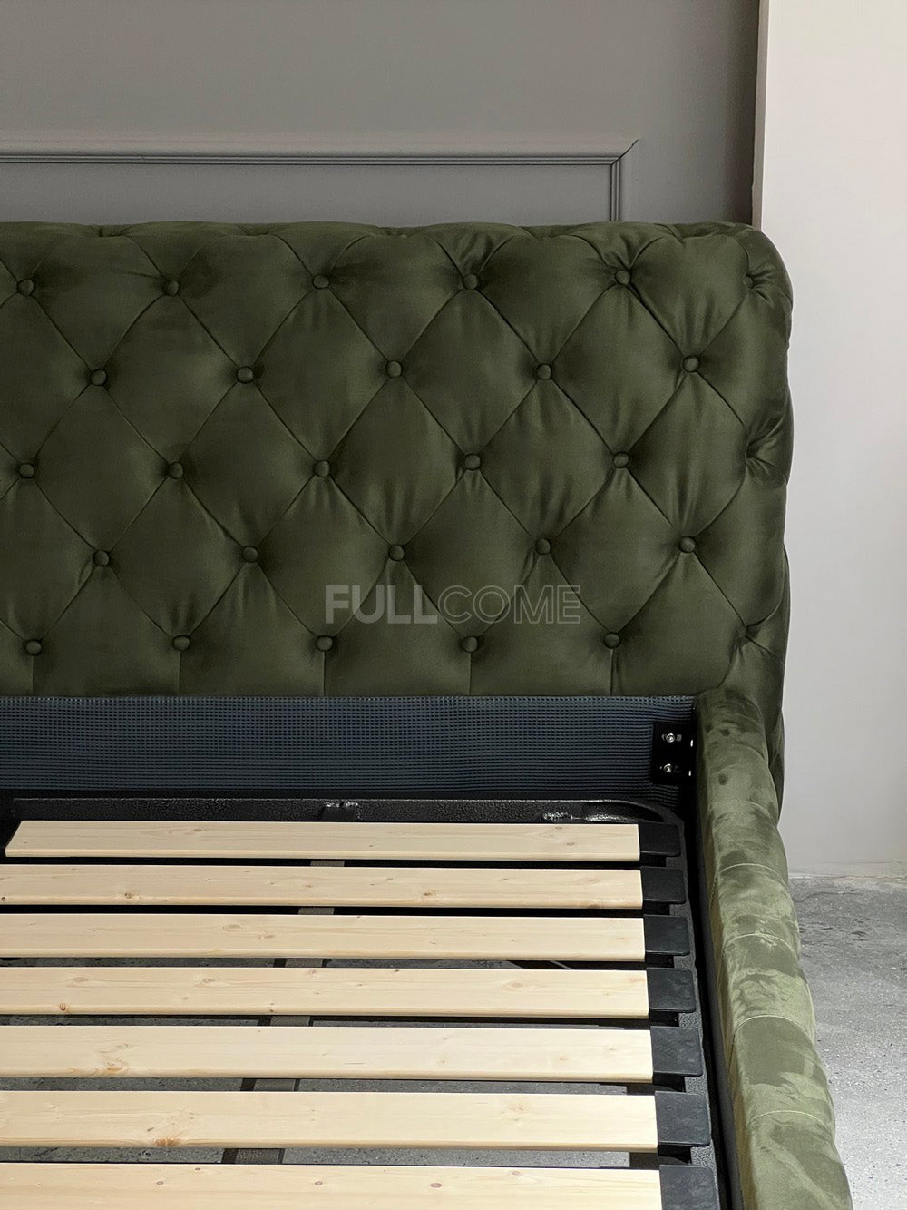 The Diamond-Tufted Bed