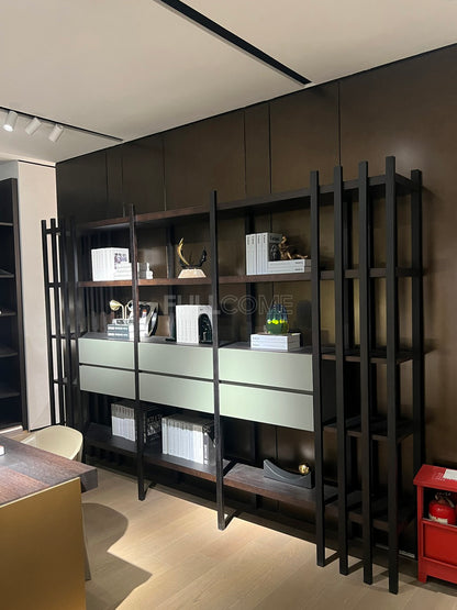 The Ledger Bookcase Wall