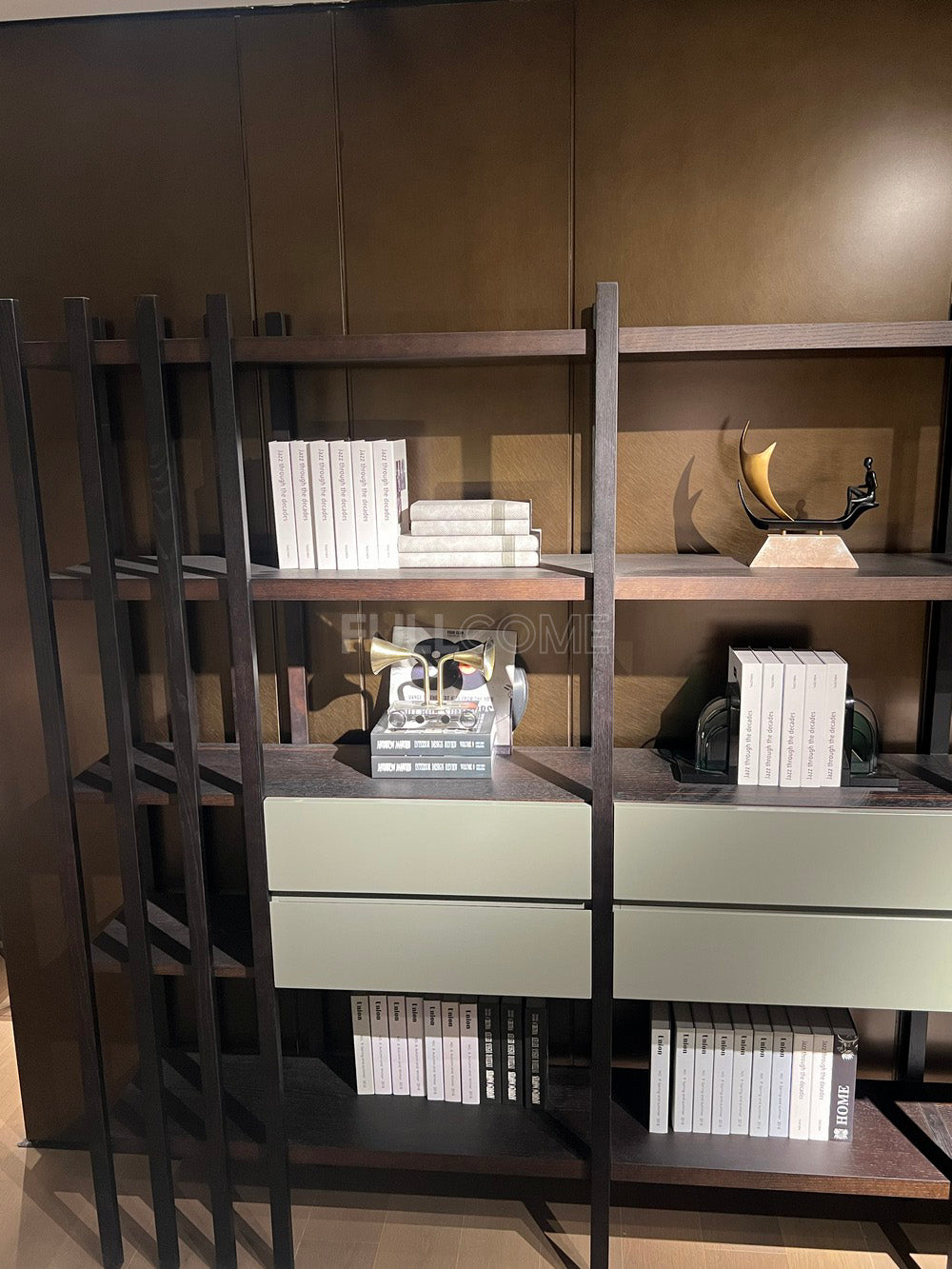 The Ledger Bookcase Wall