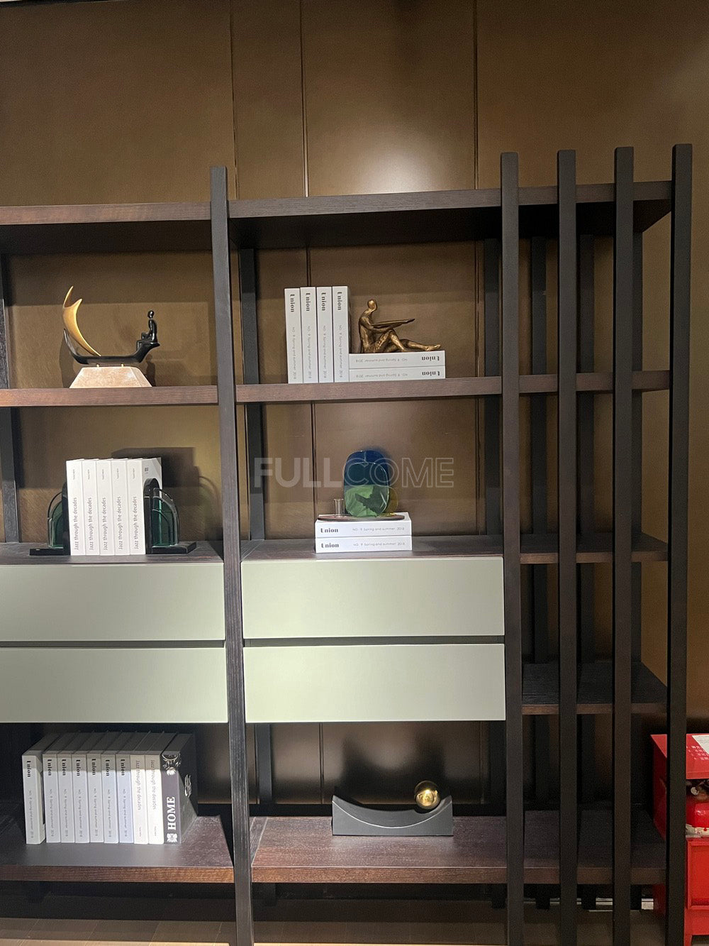 The Ledger Bookcase Wall