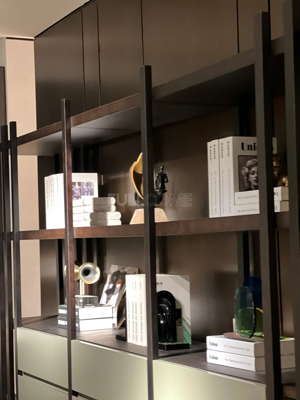 The Ledger Bookcase Wall