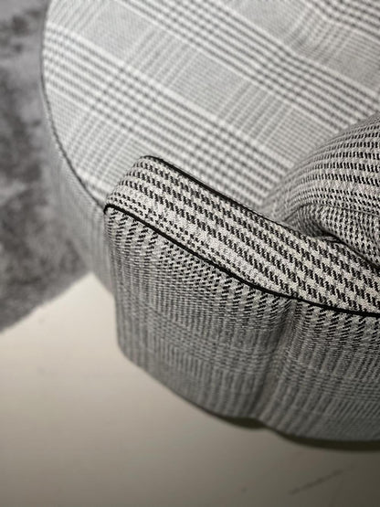 The Glen Check Barrel Chair