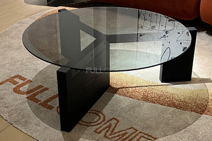 The Blade Cross Round Coffee Table